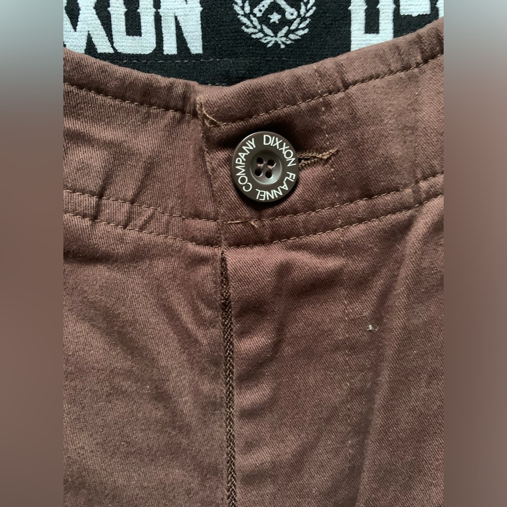 NWOT DIXXON Chino Pants Brown Size 30W/32L - Picture 7 of 11